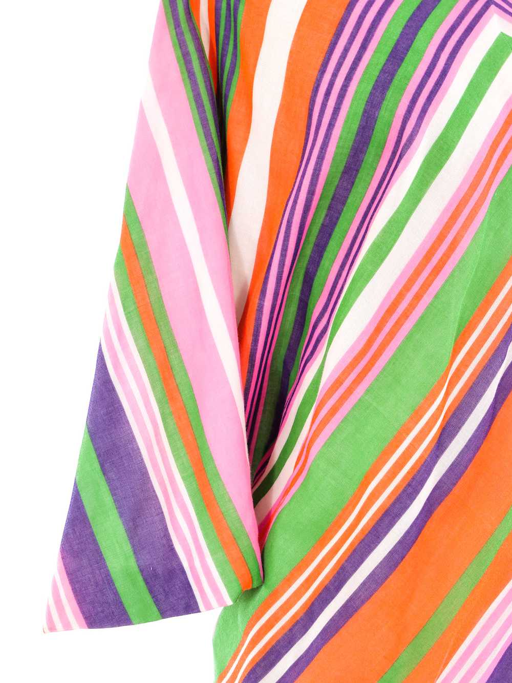 Rainbow Striped Batwing Mini Dress - image 6