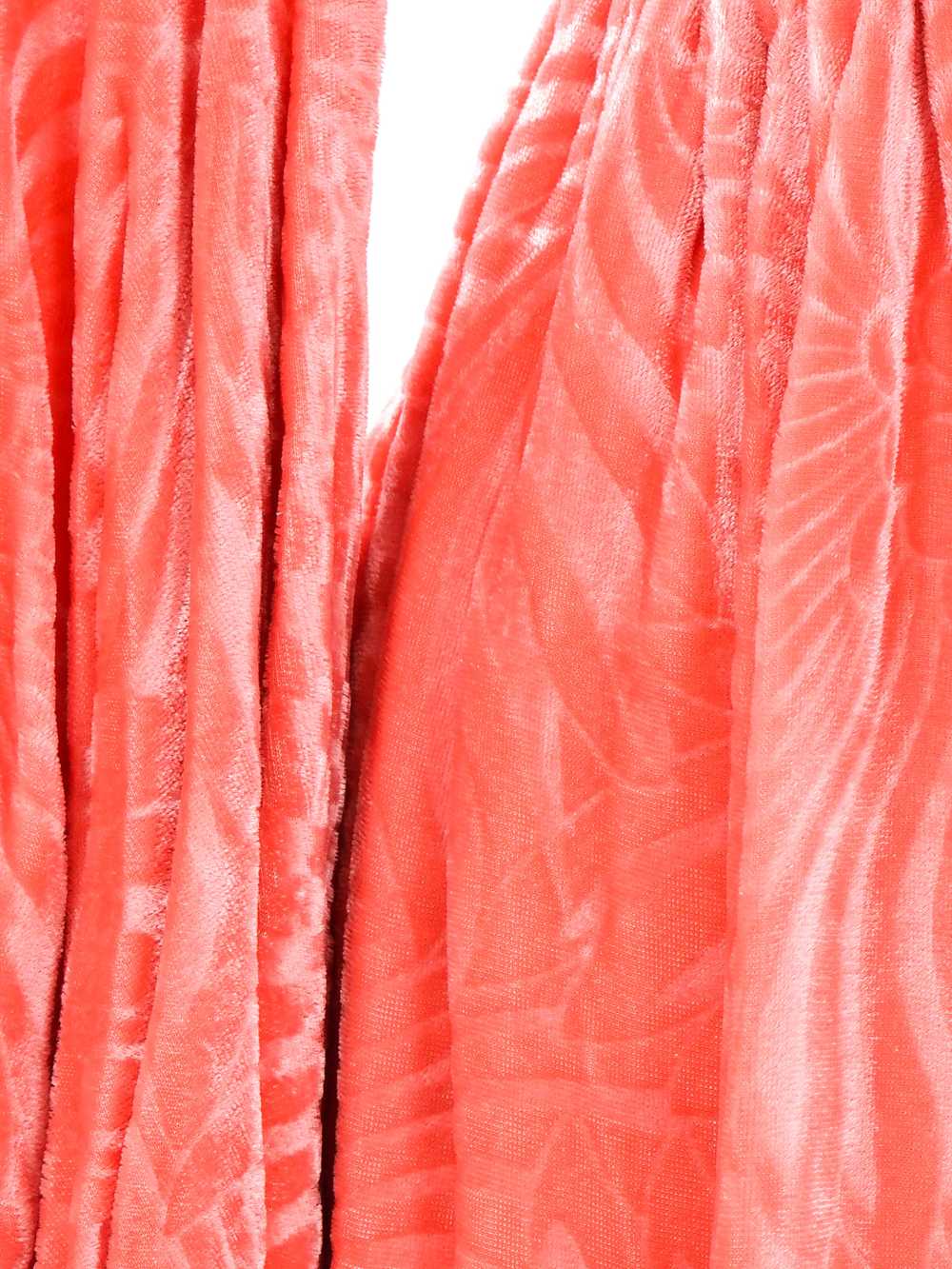 Pink Velvet Lace Up Maxi Dress - image 6