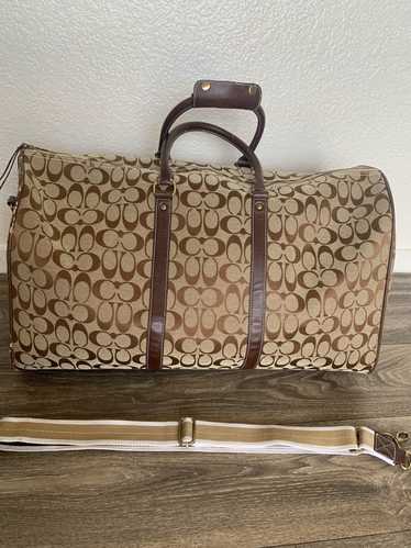 COACH 1941 DUFFLE Bag Purse Glove Tanned Pebble Leather BP/Flax/mustard  $220.00 - PicClick