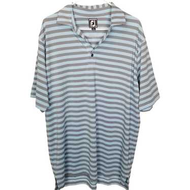 Footjoy FootJoy XL Striped Athletic Fit Short Slee