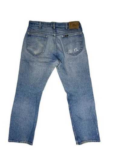 Vintage Lee Riders Jeans Denim Talon Zipper Union Made Size 30x27