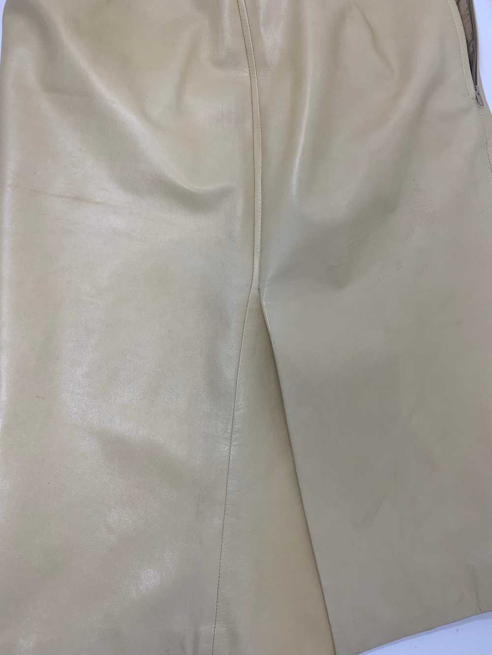 YSL Vintage Leather Skirt - image 6