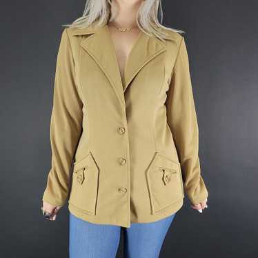70s Puritan Forever Young Tan Blazer Jacket - image 1