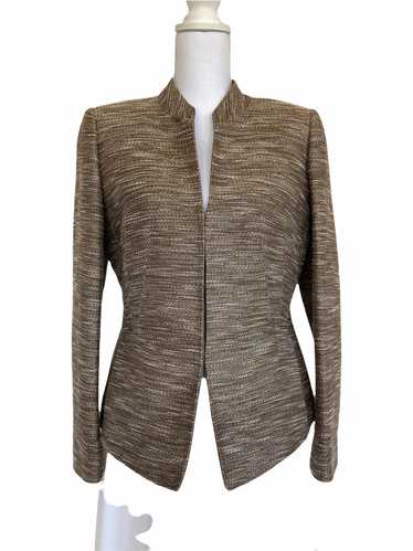 Lafayette 148 Brown and Gold Blazer, 8