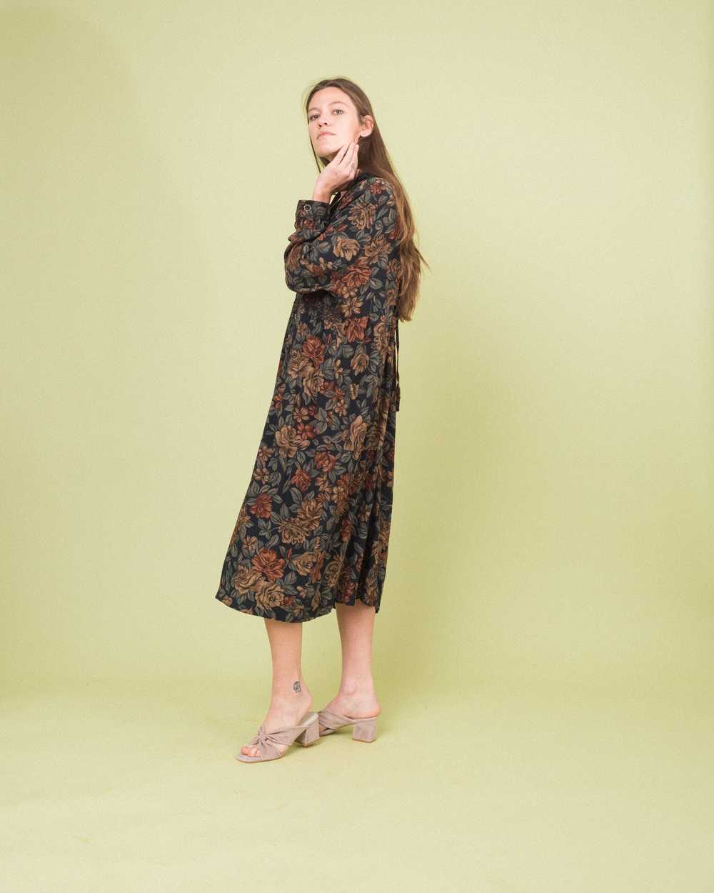 Vintage Floral Oversized Dress (S-L) - image 2