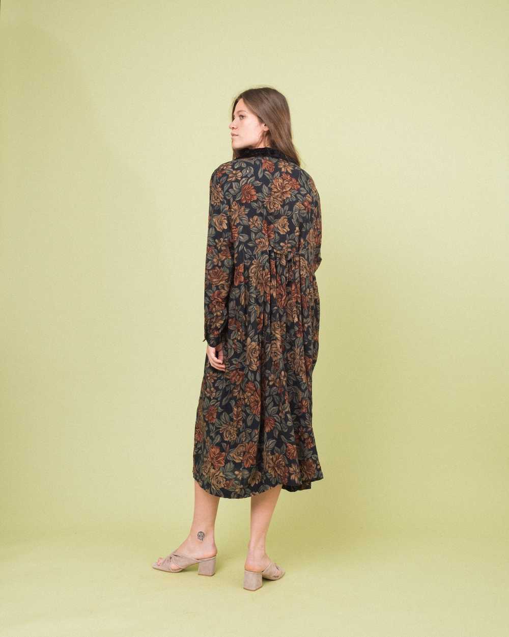 Vintage Floral Oversized Dress (S-L) - image 7