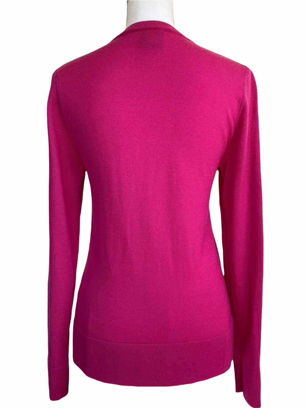 Tory Burch Pink Sequin Sweater, M - image 4