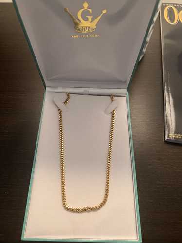 Handmade 14k Solid Gold Cuban Link 24" 3mm