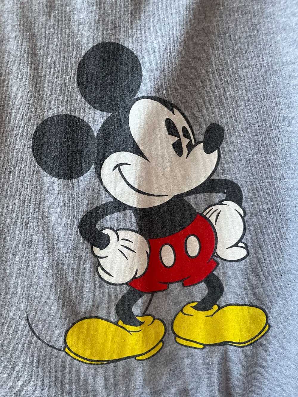 Y2K MICKEY MOUSE GRAPHIC RINGER T-SHIRT - Gem