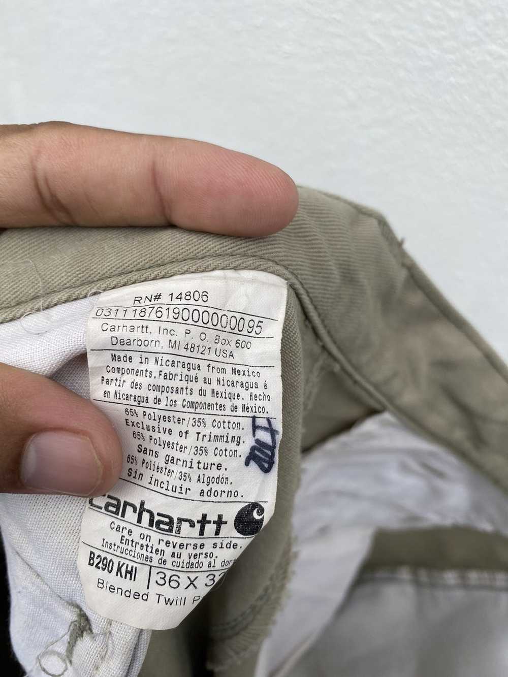 Carhartt × Vintage Vintage Carhartt khakis pants … - image 9