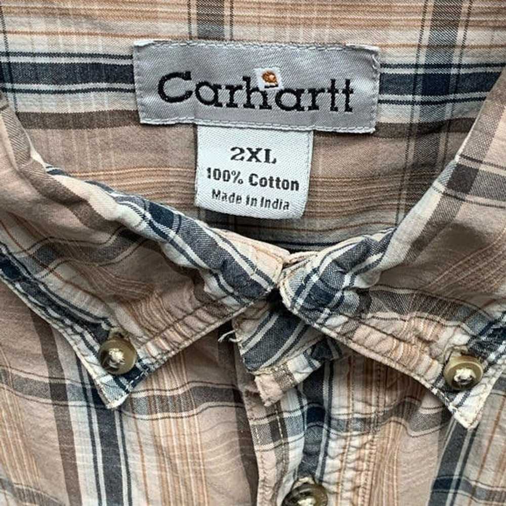 Carhartt MENS CARHARTT LOOSE FIT MIDWEIGHT BUTTON… - image 3