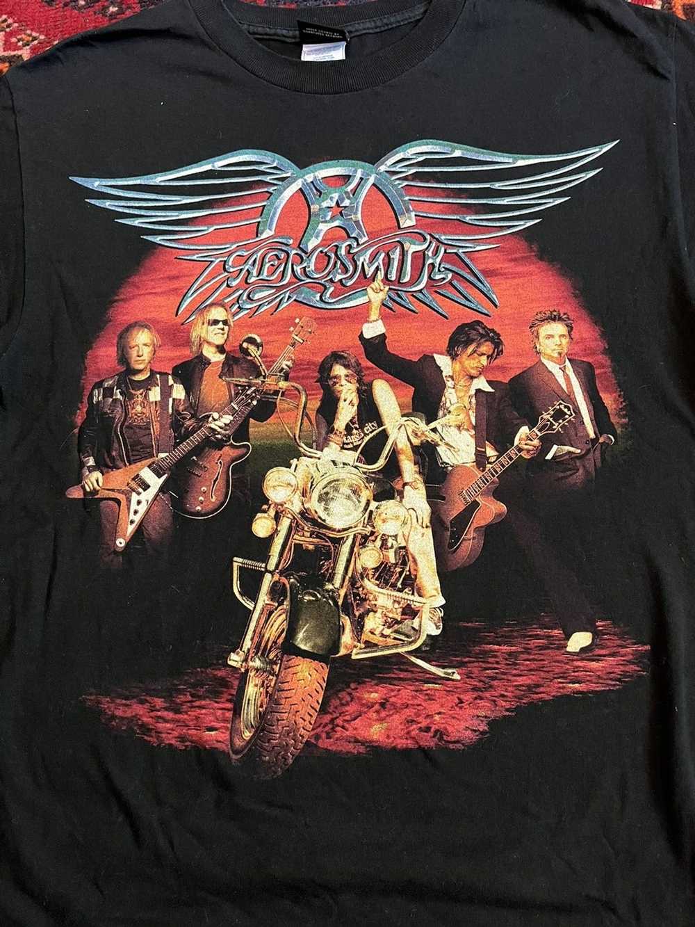 Band Tees × Vintage Vintage Aerosmith tee - image 2