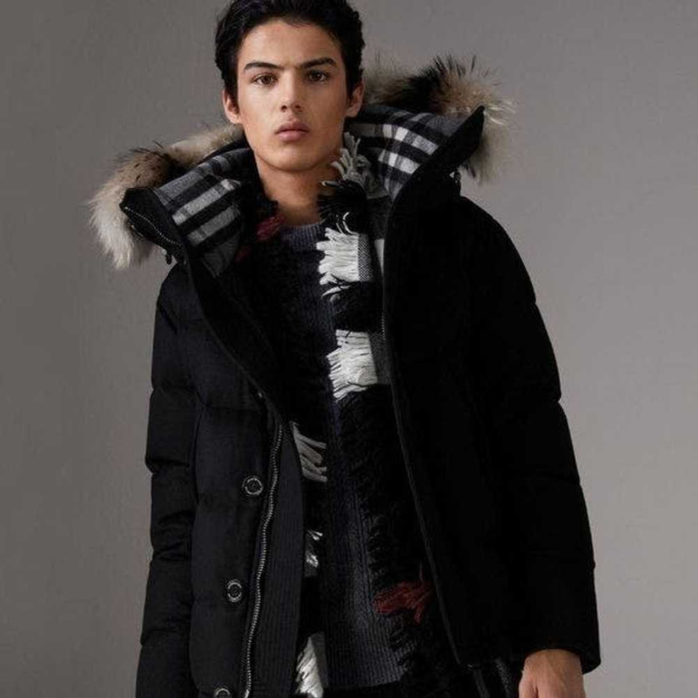 Burberry Burberry Leather Cashmere Puffer Jacket … - image 11