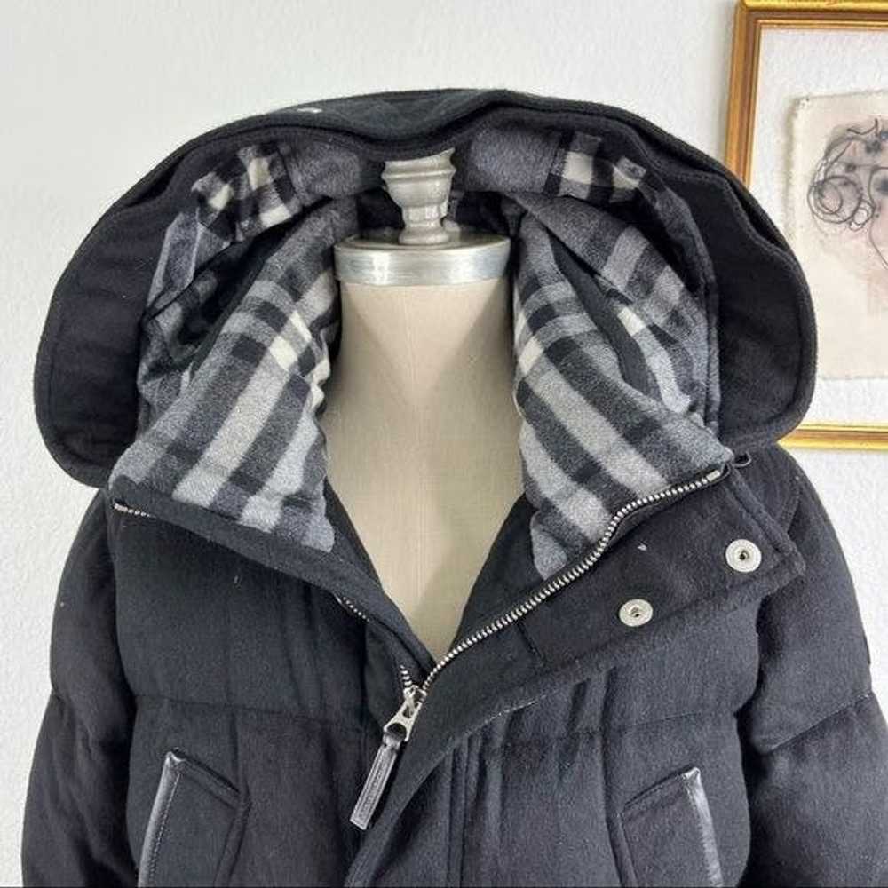 Burberry Burberry Leather Cashmere Puffer Jacket … - image 2