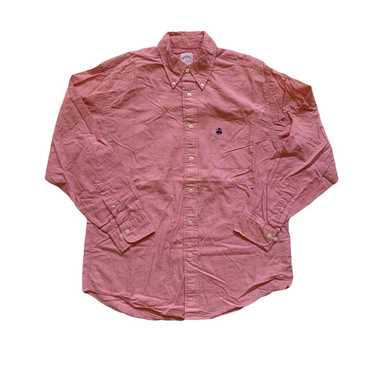 Brooks Brothers Brooks Brothers 346 Red Chambray … - image 1