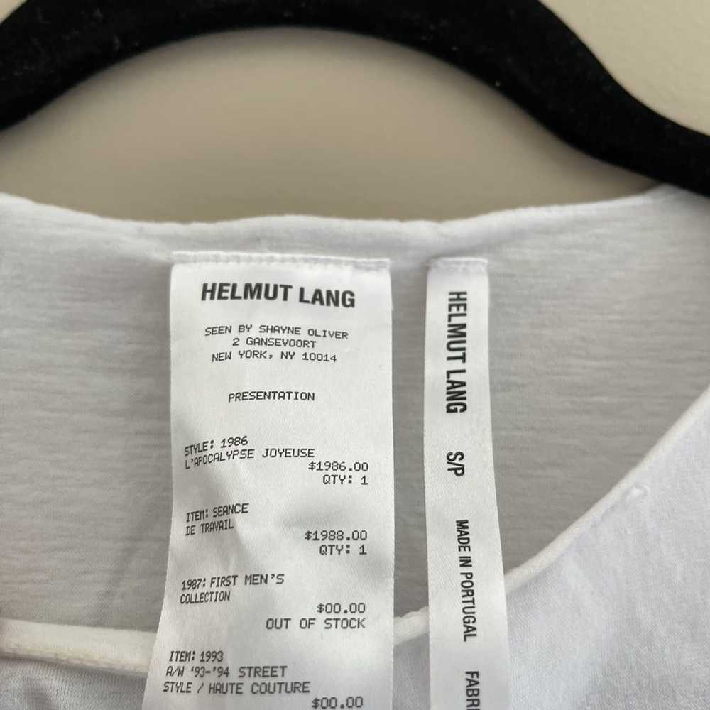 Helmut Lang Helmut Lang Sleeveless Shirt - image 3