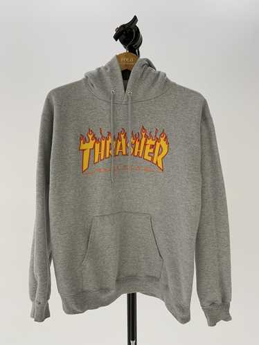 Thrasher Thrasher Grey Flame Hoodie - image 1