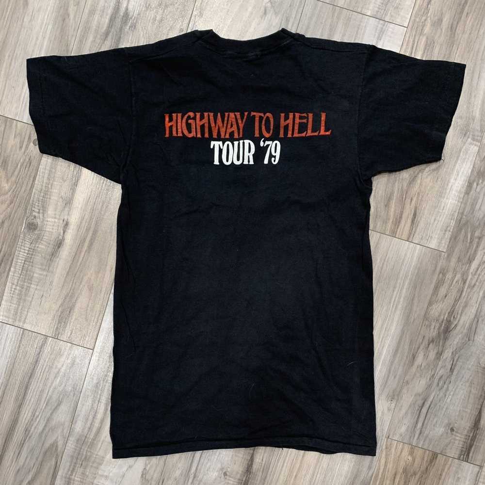 Vintage Vintage 1979 ACDC Highway to Hell Tour Ba… - image 3