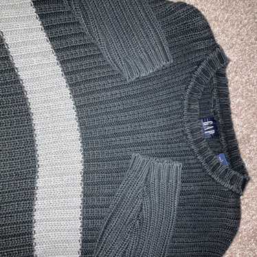 Gap × Vintage VTG 90s GAP Knit Crewneck Sweater B… - image 1