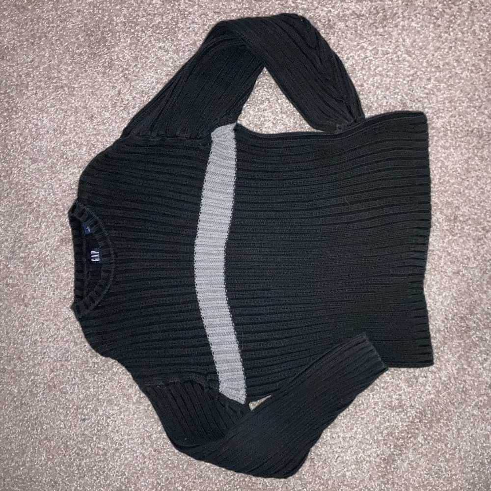Gap × Vintage VTG 90s GAP Knit Crewneck Sweater B… - image 2