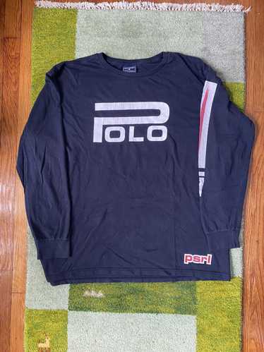 Polo Ralph Lauren Long sleeve Polo Sport 90s early