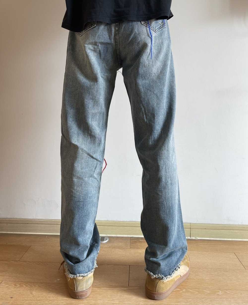 Streetwear × Vintage Retro punk denim pants - image 5