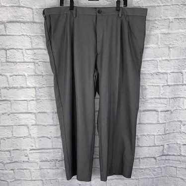 Haggar Haggar clothing pleated dress pants gray 44