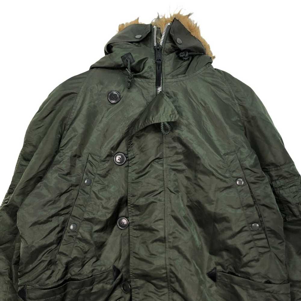 Alpha Industries Vtg ALPHA INDUSTRIES Parka N-3B … - image 2