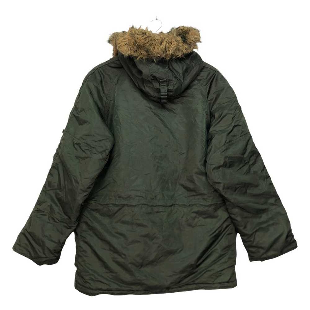 Alpha Industries Vtg ALPHA INDUSTRIES Parka N-3B … - image 6