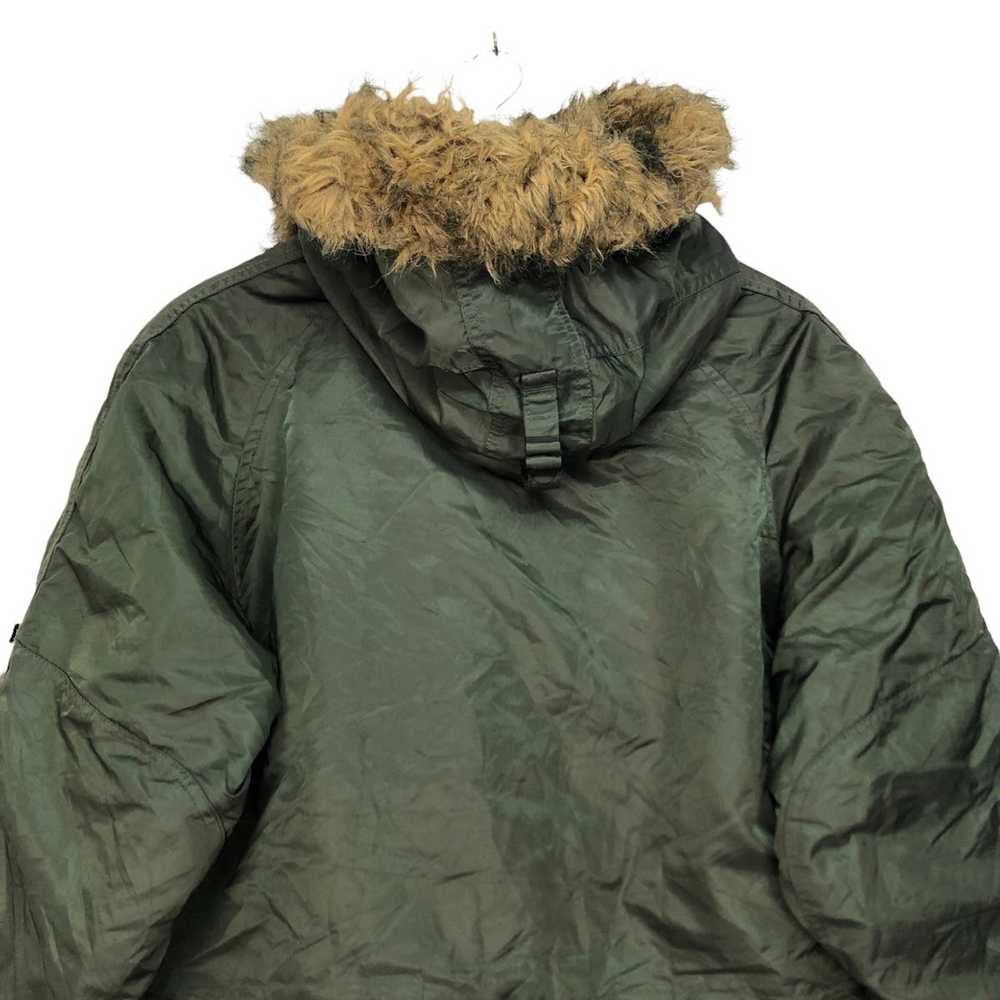 Alpha Industries Vtg ALPHA INDUSTRIES Parka N-3B … - image 7