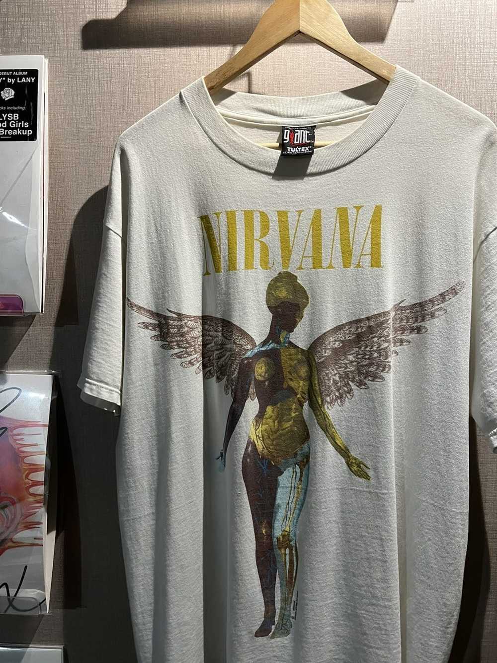 Nike × Rock Tees Nirvana In Utero vintage shirt - image 3