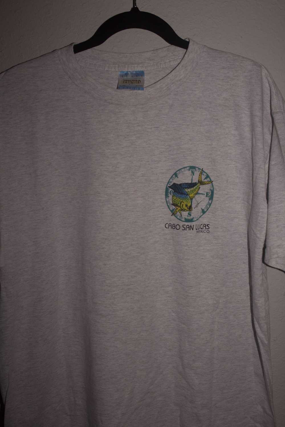Vintage 90s Cabo Bass Fish T-Shirt - image 4