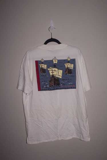 Vintage 1992 Columbus Galveston Exploration T-Shir