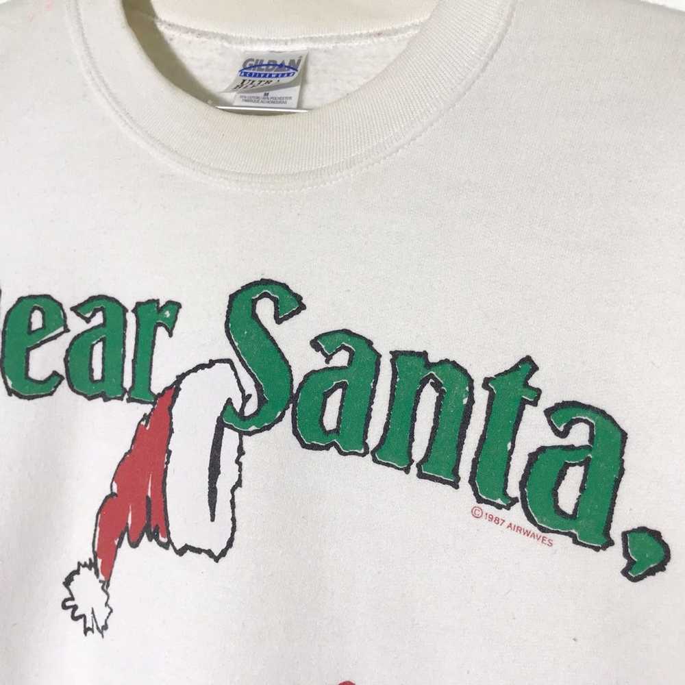 Gildan Vintage Dear santa Christmas graphics Crew… - image 4