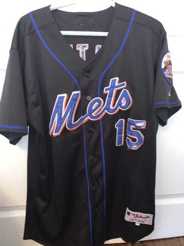 New York Mets V-Neck Jersey - Gray