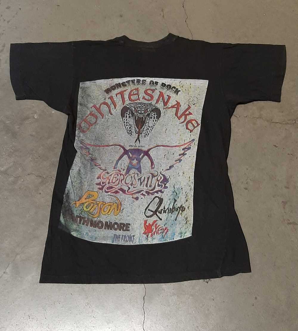 Band Tees × Vintage t shirt WHITESNAKE monster of… - image 9