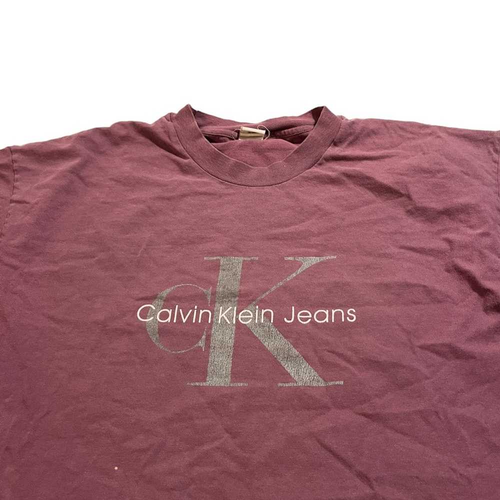 Calvin Klein × Vintage 90s Calvin Klein Spellout … - image 2