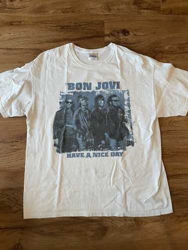 Band Tees × Hanes Bon Jovi “Have a Nice Day” World