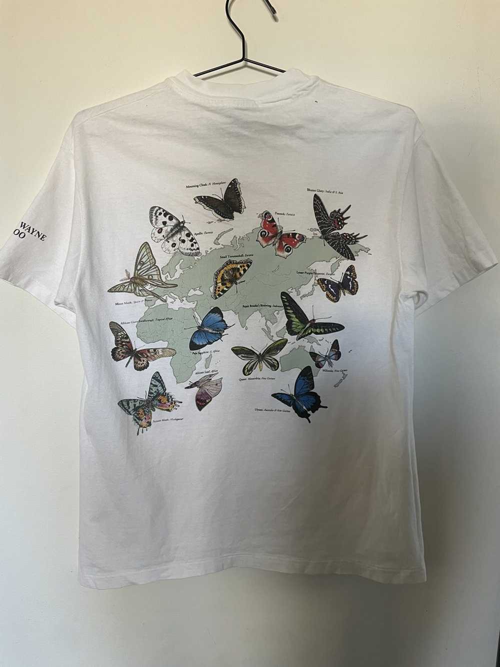 Vintage Butterfly World T-Shirt - image 2