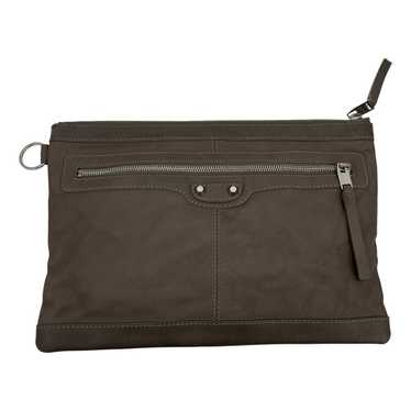Balenciaga City Clip leather clutch bag