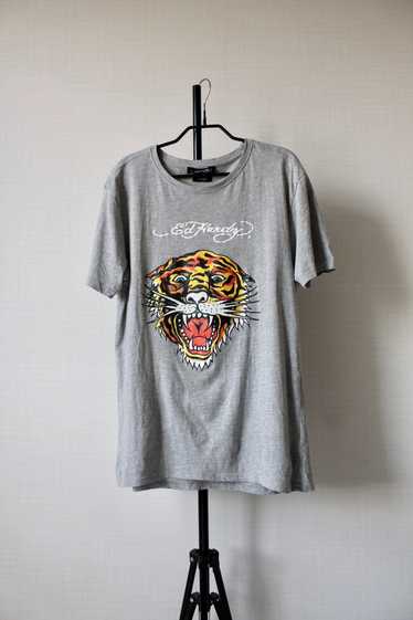 Ed Hardy × Vintage Ed Hardy Vintage T Shirt Gray T