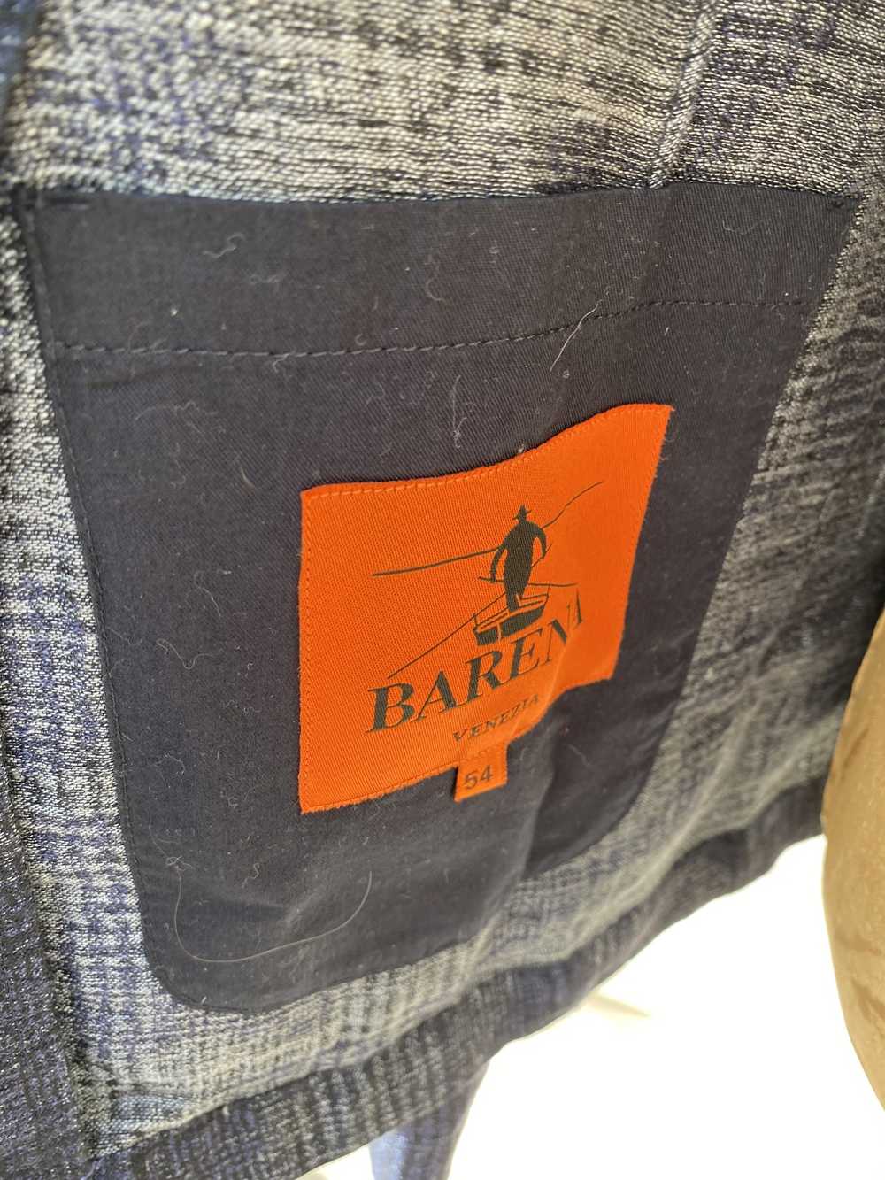 Barena Cotton/Linen Blue Pattern Sportcoat - image 4