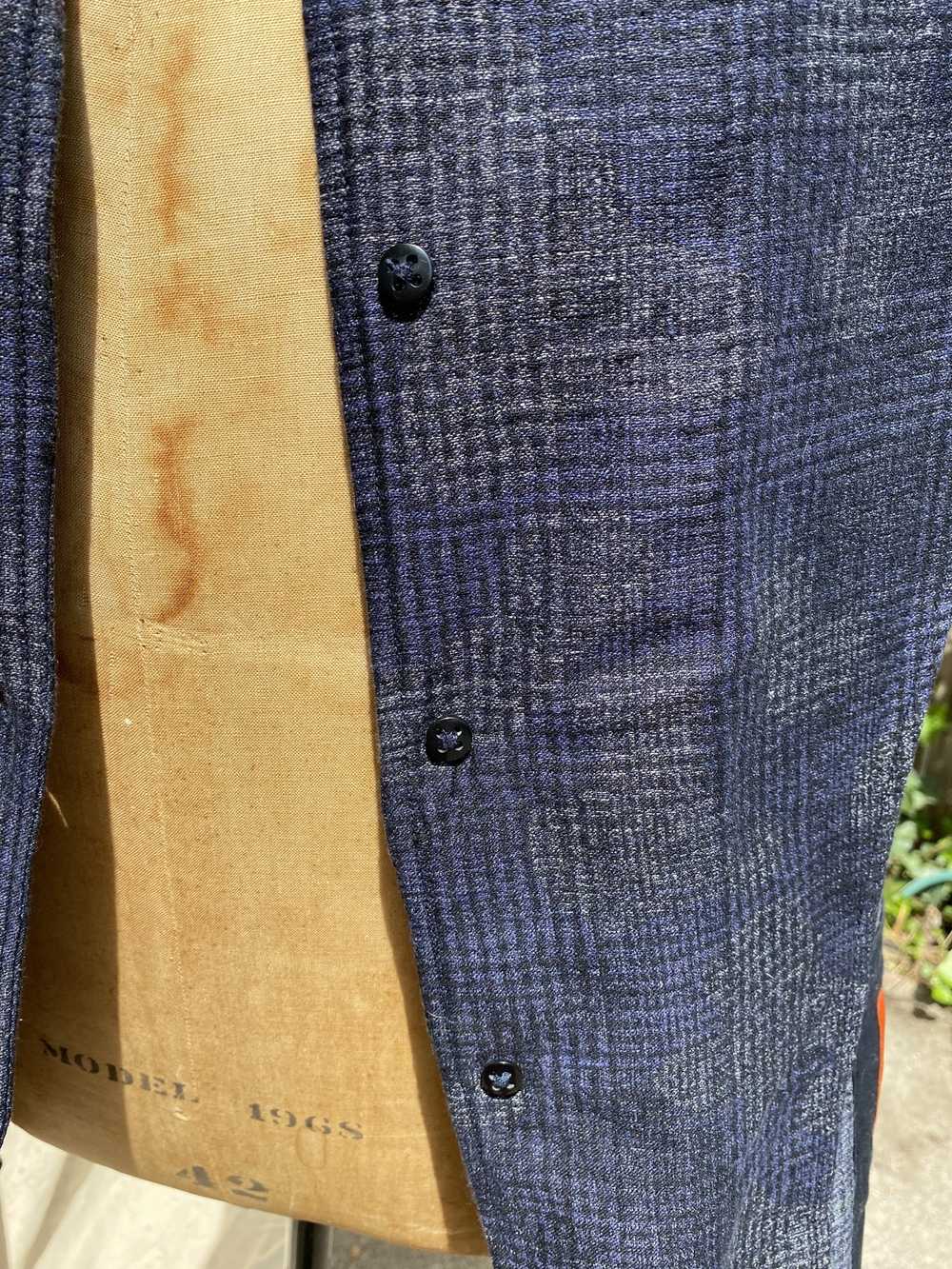 Barena Cotton/Linen Blue Pattern Sportcoat - image 7
