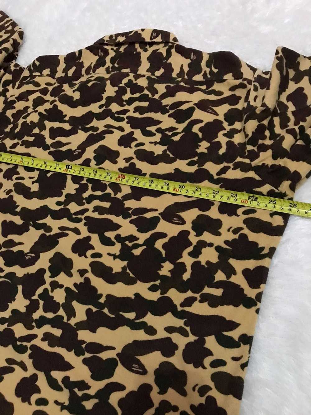 Bape Bape OG camo half zip long shirt - image 11