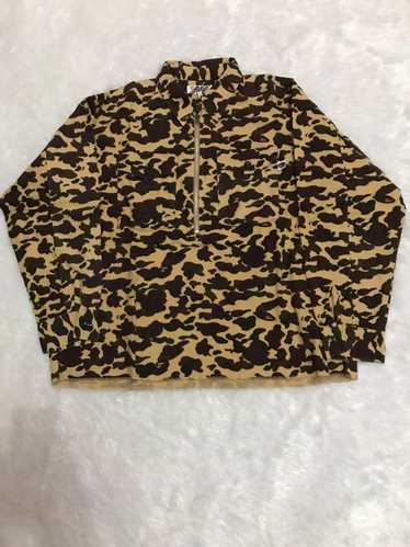 Bape Bape OG camo half zip long shirt - image 1