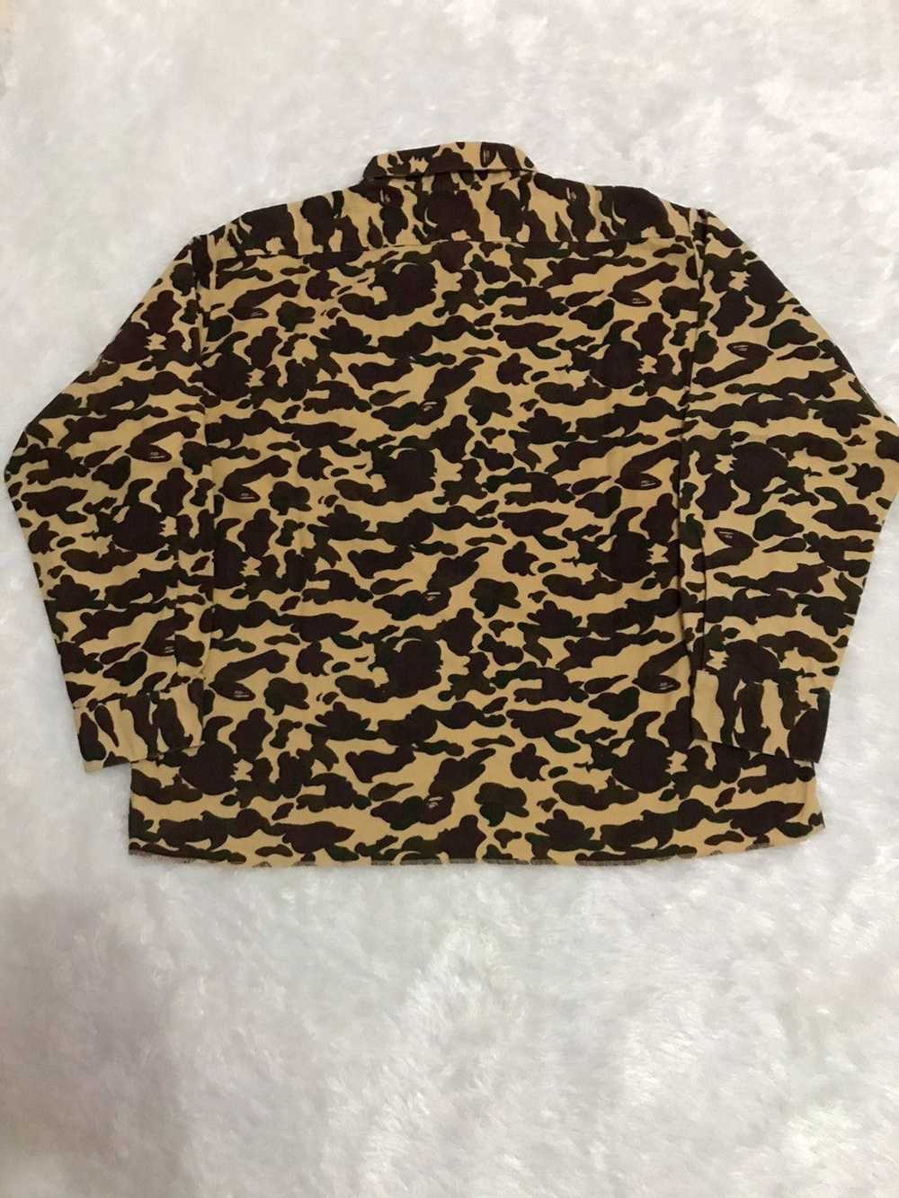 Bape Bape OG camo half zip long shirt - image 2