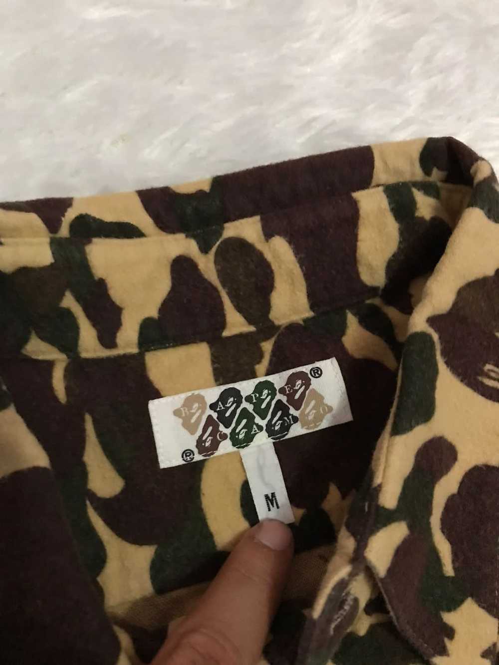 Bape Bape OG camo half zip long shirt - image 6