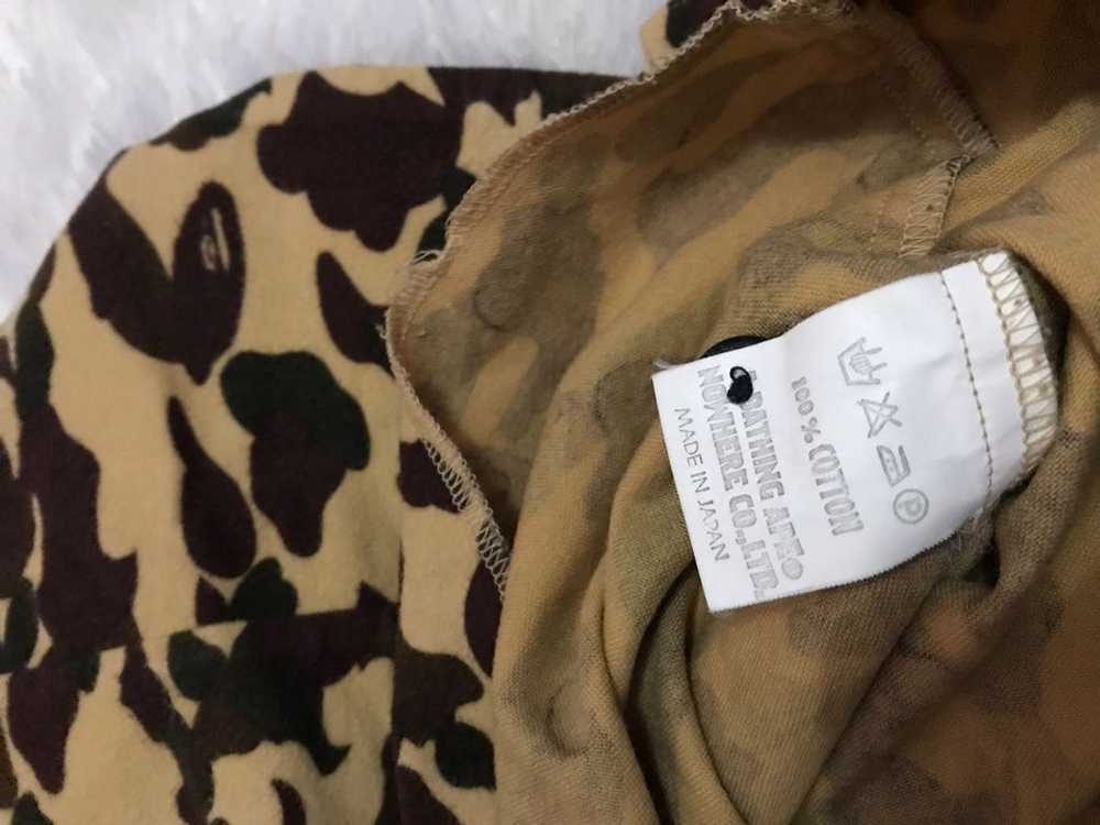 Bape Bape OG camo half zip long shirt - image 8