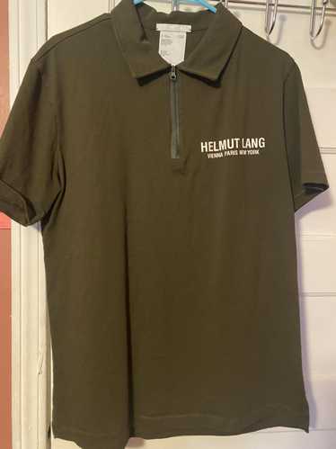 Helmut Lang Helmut Lang Zipped Polo Shirt Sz M