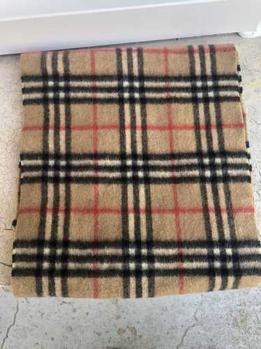Burberry Burberry vintage scarf pure cashmere tar… - image 1
